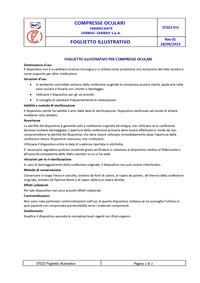 Foglietto illustrativo Compresse oculari