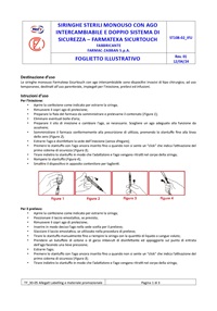 Foglietto illustrativo Siringhe sterili monouso con ago intercambiabile e doppio sistema di sicurezza – Farmatexa Sicurtouch_page-0001